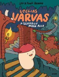 Kirjan kansikuva. Kuvassa varvas, lepakko ja hiiriä.